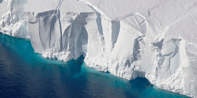 This 2016 photo provided by NASA shows the Getz Ice Shelf from 2016’s Operation Icebridge in Antarctica - file photo.