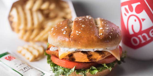 As a healthier lunch option, Chick-fil-A is testing a spicy grilled chicken sandwich.