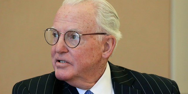 Alderman Ed Burke, 75, is charged with one count of attempted extortion for conveying to company executives in 2017 that they’d get the permits if they signed on as clients at Burke’s private property tax law firm in Chicago. (AP Photo/M. Spencer Green, File)