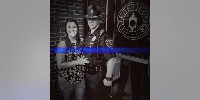 Ligonier Police Officer Ethan Kiser and 21-year-old wife Shawna Kiser were killed in an accident Monday on a snow-covered road.