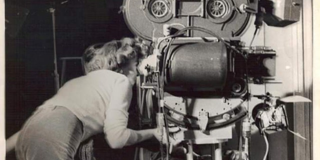 Ida Lupino working behind the camera.
