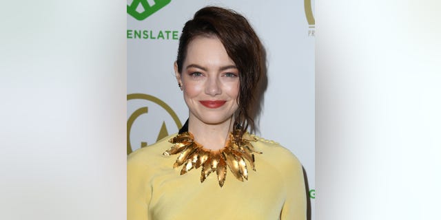 Emma Stone arrives at the 30th Annual Producers Guild Awards at The Beverly Hilton Hotel on January 19, 2019, in Beverly Hills, Calif.