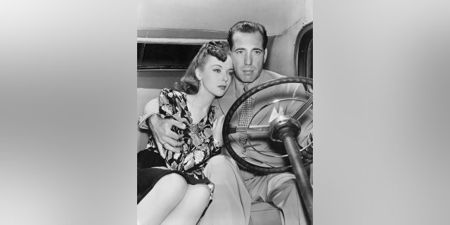 Ida Lupino with Humphrey Bogart. — Getty
