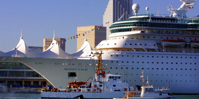 The Majesty of the Seas, seen here at the Port of Miami in 2002, was returning to Florida from a five-day cruise to the Bahamas.