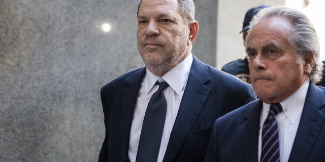 Harvey Weinstein and attorney Benjamin Brafman arrive at State Supreme Court, June 5, 2018, in New York City.