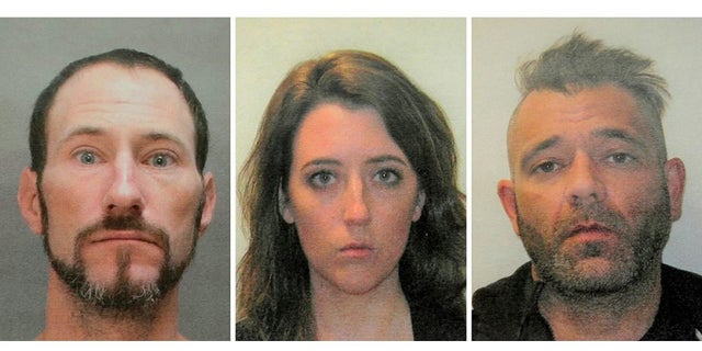 From left: Johnny Bobbitt, Katelyn McClure and Mark D'Amico. (Burlington County Prosecutor's Office)