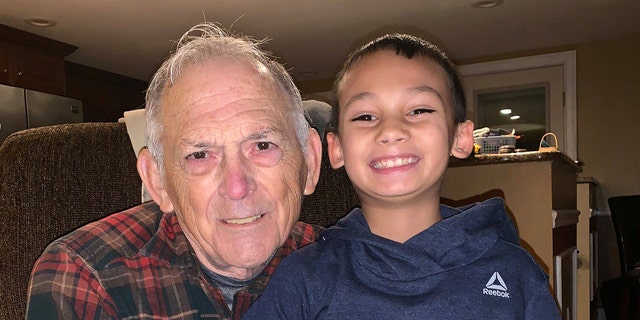 Kazin Crisman was headed for pizza with his grandfather on Saturday when he noticed the 80-year-old struggling to start the car.