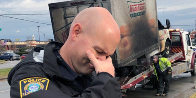 Lexington Police officers in Kentucky went viral for their response to a Krispy Kreme Doughnuts truck fire destroying the goods inside.