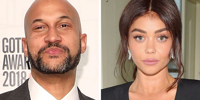 Comic actors Keegan-Michael Key and Sarah Hyland wereamong the stars reportedly duped by party-crashers.