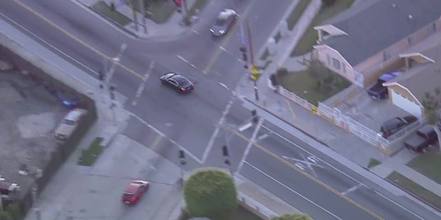 The chase took place in residential neighborhoods in South Los Angeles on New Year's Day.