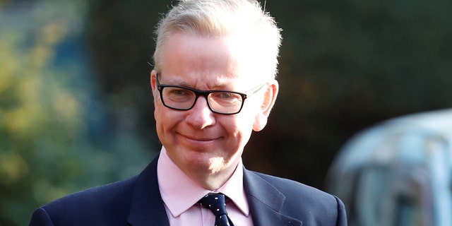 Britain's Secretary of State for Environment, Food and Rural Affairs Michael Gove, pictured here, fired back at Jeremy Corbyn of the Labour Party.