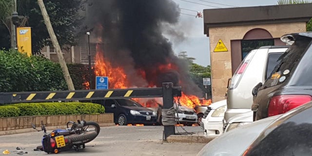 Al-Shabab claimed responsibility on Monday for the attack at an upscale hotel complex in Kenya's capital Nairobi.