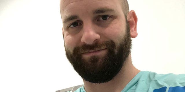 Pastor Noah D. Schumacher, of Canton, Ohio, at the Cleveland Clinic. He was tested to see if he could donate his liver to his mother, but wasn't a match so he decided to donate anyway - to a complete stranger.