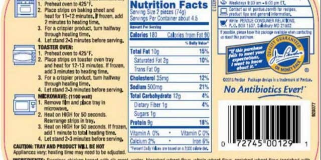 The labeling error could adversely affect those with milk allergies. (USDA)
