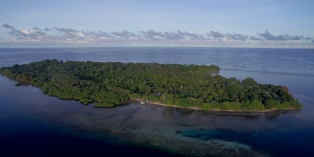 Aerial shot of Buka Island. (Stephani Gordon. Open Boat Films)