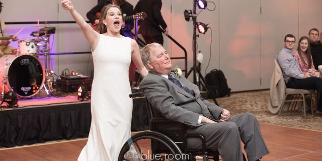 The pair danced to Lee Ann Womack’s classic 2000 tune, “I Hope You Dance.” (Blue Room Photography)