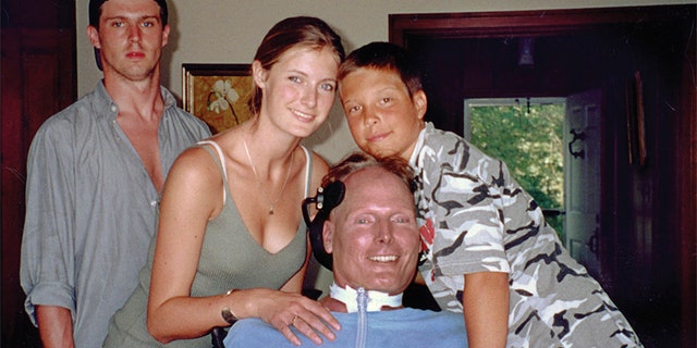 Christopher Reeve with his children. — Courtesy of Alexandra Reeve Givens