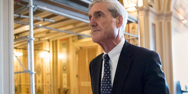 FILE - In this June 21, 2017, file photo, special counsel Robert Mueller departs after a meeting on Capitol Hill in Washington. (AP Photo/J. Scott Applewhite, File)
