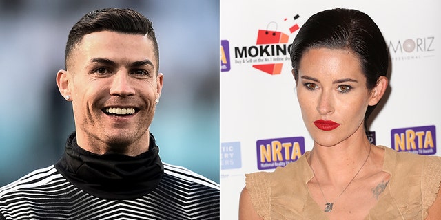 Jasmine Lennard, right, claimed Juventus soccer star Cristiano Ronaldo threatened her with bodily harm. 