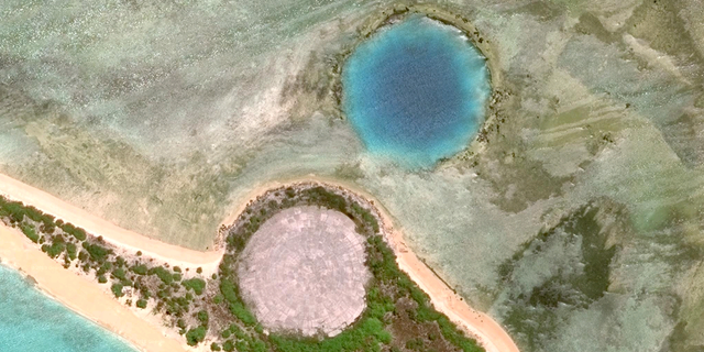 During its clean-up operation on Enewetak Atoll, in the Marshall Islands, the military built a giant concrete dome to house the toxic material left over from the nuclear tests.