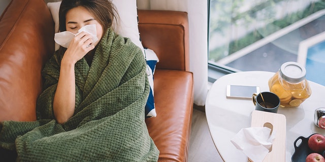 A company which sells used tissues in an effort to allow consumers to decide when they get sick has reportedly been sold out online for months.