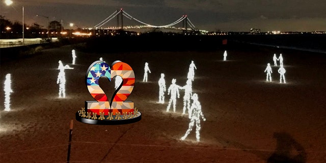 Artist Scott LoBaido on Wednesday said his latest creative endeavor is an installation that seeks to bring attention to suicide rates among veterans.
