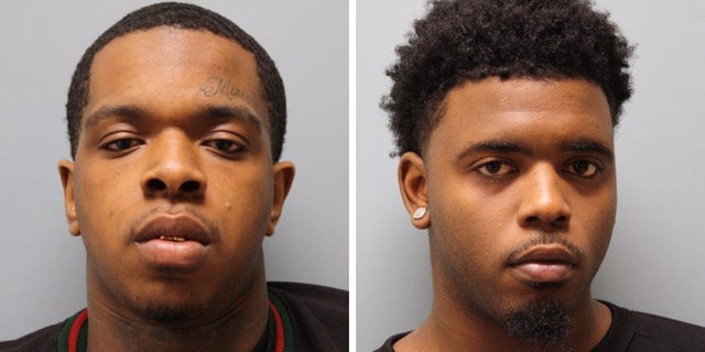 Larry Woodruffe, left, and Eric Black Jr., right, have both been charged with capital murder in the drive-by shooting death of 7-year-old Jazmine Barnes.<br><br>
