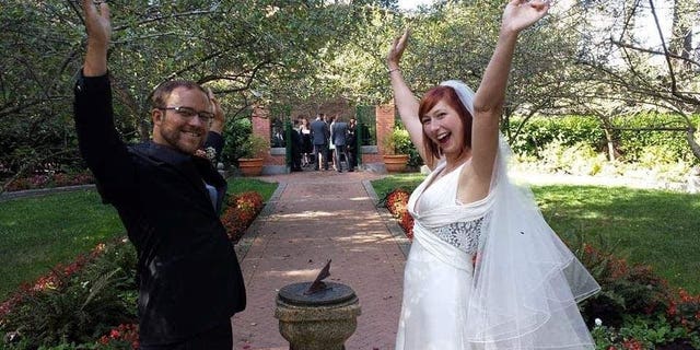 Zeke and Avary tied the knot in 2014, they asked David to play a role in the wedding.