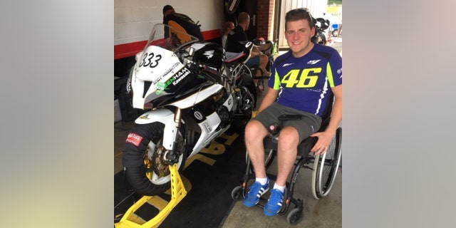 Beecroft has the use of his arms and hands and still rides.