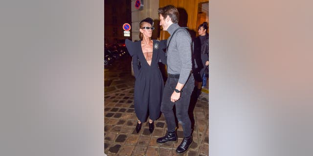 Singer Celine Dion and Pepe Munoz are seen on January 25, 2019, in Paris, France. (Photo by Marc Piasecki/Getty Images)