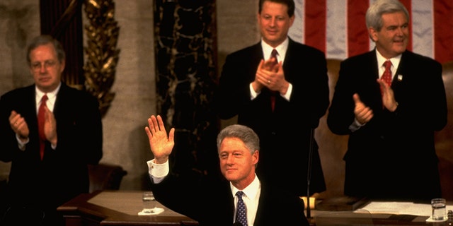 President Bill Clinton was notorious for giving lengthy State of the Union addresses. He holds the record for the top two longest speeches given in person.