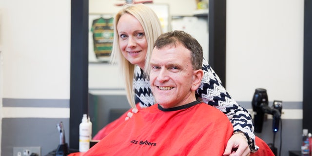 Shatford landed in Erinna Lindfield's chair at the Jazz Barber Shop by chance. 