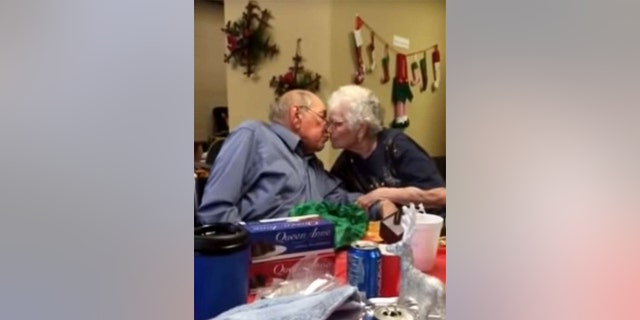 The sweet exchange between the “inseparable” couple was captured on video.
