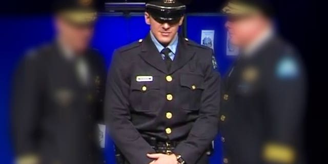 Officer Nathaniel Hendren, 29, has been charged with involuntary manslaughter in the death of a fellow police officer.