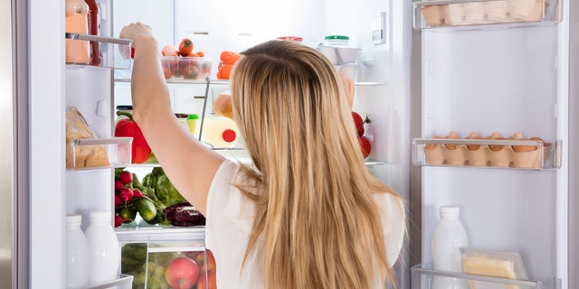 Some bacteria, such as Listeria monocytogenes, grow well at cold temperatures, so they might grow in the fridge, potentially causing illness.