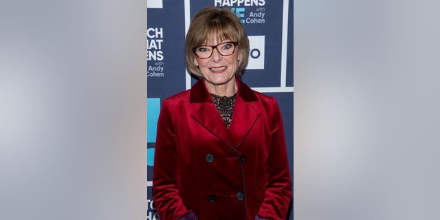 Jane Curtin on "What Happens Live with Andy Cohen" in 2018. (Charles Sykes/Bravo/NBCU Photo Bank via Getty Images)