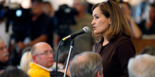 Gas and Electric said Sunday that CEO Geisha Williams was stepping down and that John Simon, the company's general counsel, would serve as interim CEO until a replacement is found.