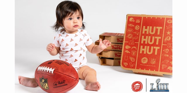 The social media games have already begun for Super Bowl LIII, as reps for Pizza Hut, the official pizza sponsor of the NFL, have announced that the chain will be presenting free pizza and tickets to next year's Super Bowl to the family of the first baby born after kickoff through an online contest.