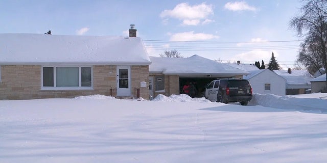 A 55-year-old man was found frozen in a garage in Wisconsin on Tuesday after he collapsed and died after shoveling snow.