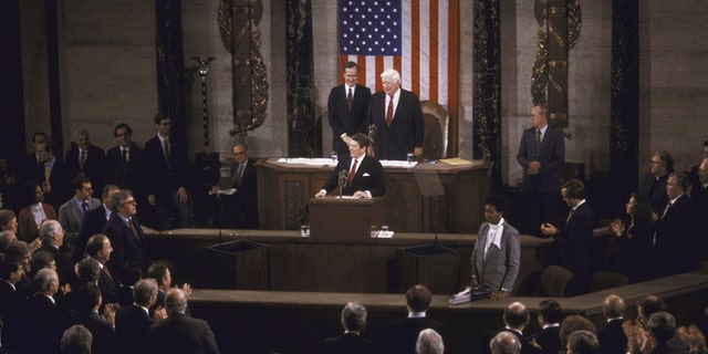 President Ronald Reagan is credited with inviting the first guest to the State of the Union.