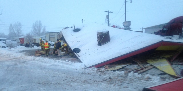 The tractor trailer was speeding as it passed through Wellington, veering off the roadway and crashing into Los Jilbertos restaurant.