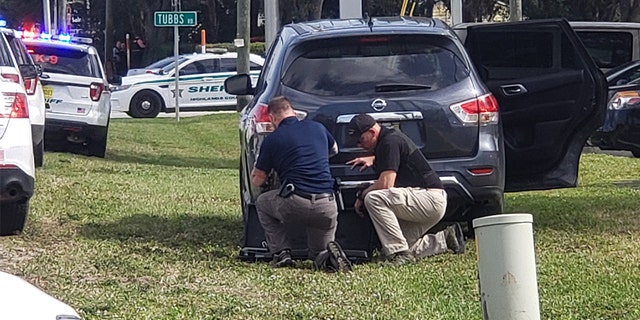 The nearby community was not in any danger as a result of the incident, police said, adding that “the situation is confined to the bank.”