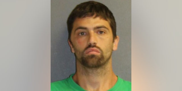 Zachary Searls, 27, was arrested for grand theft and other charges on Monday after he stole a Good Samaritan's truck and left the scene of the accident, police said.