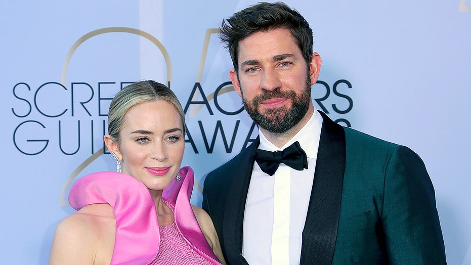 John Krasinski reacts to Amy Schumer's joke that marriage to Emily Blunt is 'for publicity' | Fox News