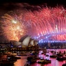 Fireworks explode over the Sydney Harbour during New Year's Eve celebrations in Sydney, Jan. 1, 2019.