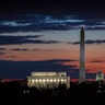 The Washington skyline is seen on day 19 of a partial government shutdown, Jan. 9, 2019. 