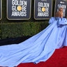 Lady Gaga arrives at the 76th annual Golden Globe Awards in Beverly Hills, Jan. 6, 2019.