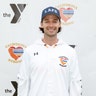 Patrick Schwarzenegger attends a charity softball game to benefit "California Strong" at Pepperdine University on January 13, 2019 in Malibu, Calif.