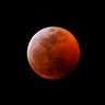 This photo shows the Moon during the total lunar eclipse, seen from Los Angeles, Sunday Jan. 20, 2019.