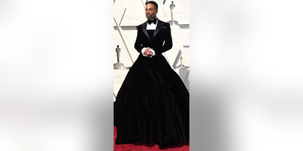 billy porter black tuxedo dress Billy Porter defends Oscars tuxedo gown after backlash